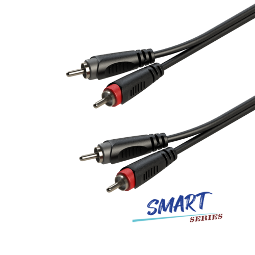 Kabel Audio 2x RCA - 2x RCA  - 1m - Cinch-Cinch  - Roxtone SMART