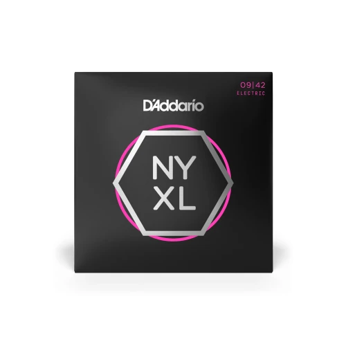 Struny Do Gitary Elektrycznej D'Addario NYXL 9-42 + Kostka NYXL gratis 