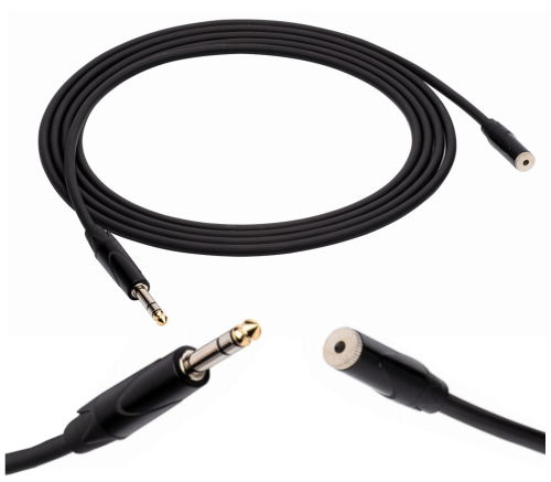 Kabel Audio Jack 6,3 - Wniazdo Jack 3,5 - AU2260 Red's Music 6 m