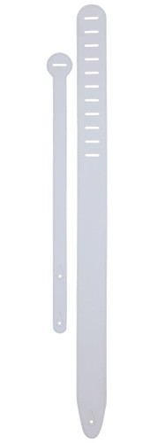 Pas Gitarowy BeJoe GS1702WH Skórzany Biały Wygodny 