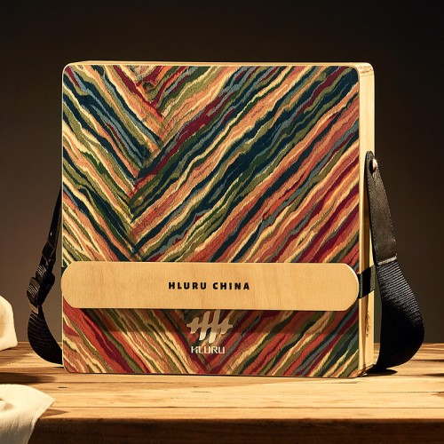 Cajon Hluru BT30CN-M1 - Kolorowy z Paskiem