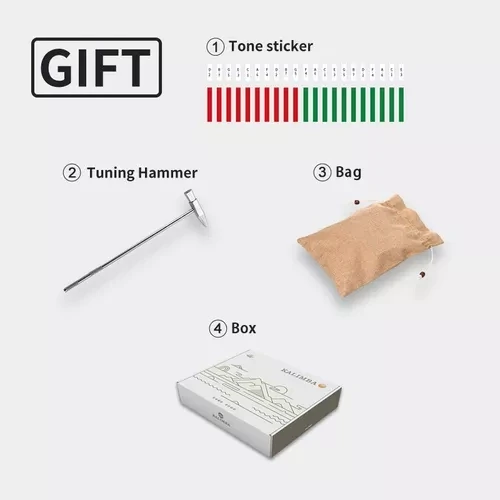 Mała kalimba Hluru KM8-Maple