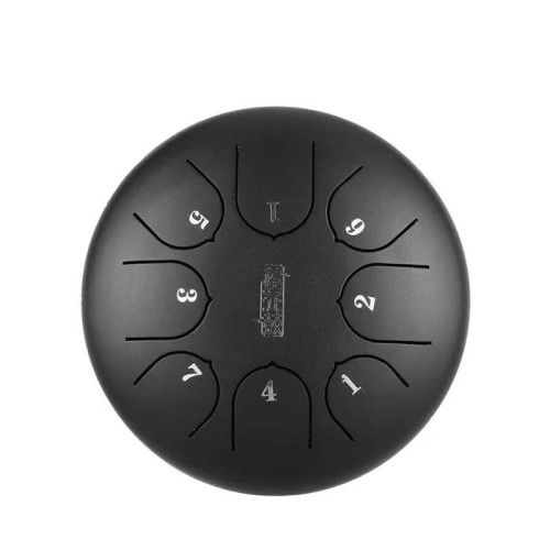 Tongue drum lotus children 6" 8 ton Hluru-Huashu TC8-6-InkBlack