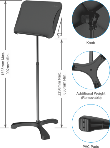 Professional Orchestra Music Stand Roxtone SMS100
