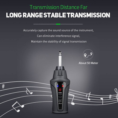 Mikrofon bezprzewodowy do gitary akustycznej Acemic JT-5