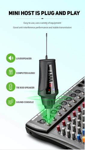 Mikrofon bezprzewodowy do gitary akustycznej Acemic JT-5