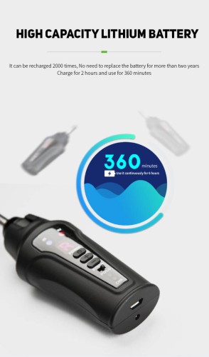 Mikrofon bezprzewodowy do gitary akustycznej Acemic JT-5