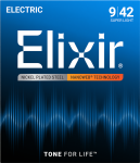 Struny do Gitary Elektrycznej 9-42 Elixir Nanoweb
