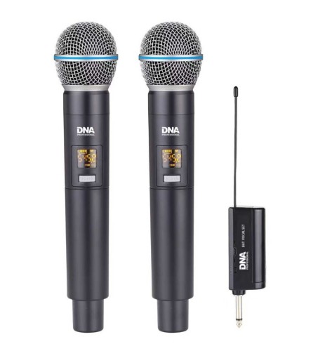 DNA Bat Dual Vocal Set – bezprzewodowy zestaw mikrofonowy UHF