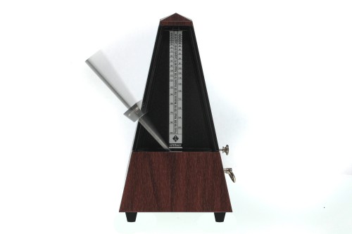 Metronom mechaniczny mahoń z dzwonkiem- Wittner 903330