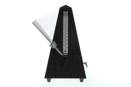 Wittner – metronom mechaniczny czarny bez dzwonka