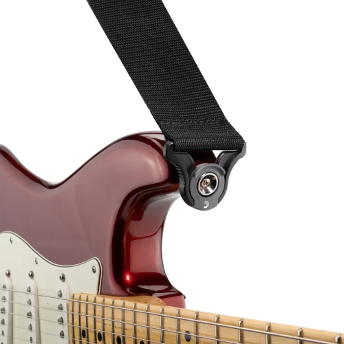 Pas Gitarowy D'Addario Polypro Auto Lock - Czarny z blokadą