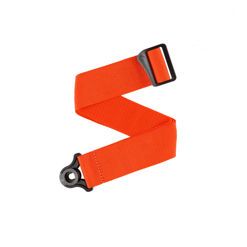 Pas Gitarowy D'Addario Polypro Auto Lock - Pomarańczowy z blokadą