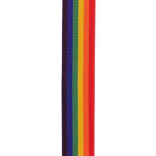 Pas Gitarowy D'Addario Polypro Auto Lock - Tęczowy z blokadą