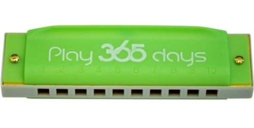 Suzuki 365 Days Harmonica Lime – limonkowa harmonijka C‑dur