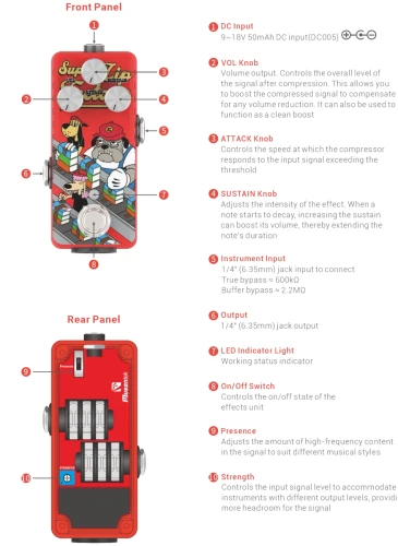 Efekt do gitary Musontek Supe Zip Factory ZF2409
