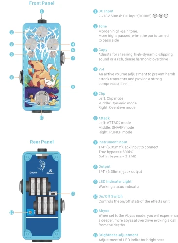 Efekt do gitary Musontek Capy Order ZQ2403