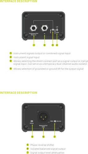 Pasywny DI-Box Musontek PD1L