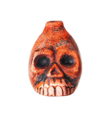 Aztecki Gwizdek Śmierci – Ceramika, Czaszka, Rytualny Instrument