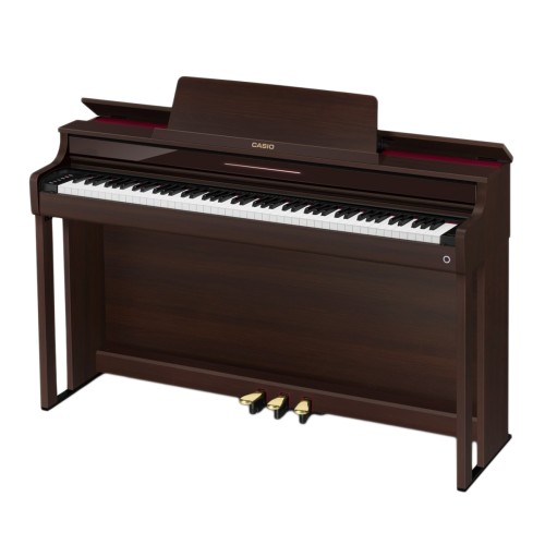 Casio AP-550 BN – brązowe pianino cyfrowe 88 klawiszy, 256 polifonia, Bluetooth MIDI/Audio