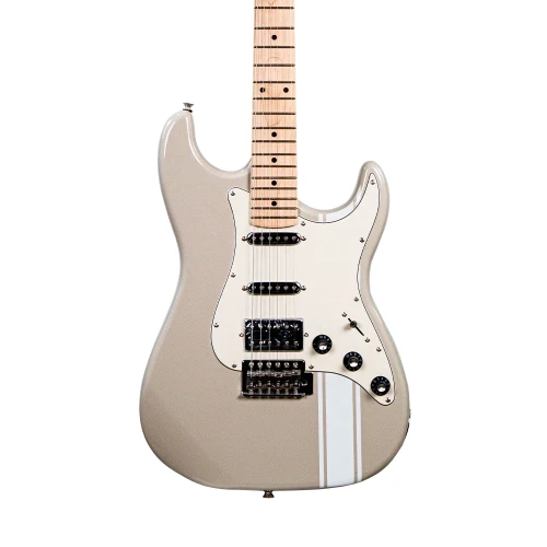 Kazuki BKZ-ZEN01-BG – gitara elektryczna HSS, 22 progi, szary/beż