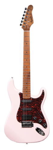 Kazuki FMT02-PK – gitara elektryczna Stratocaster SSS, 22 progi, różowa