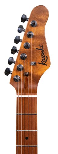 Kazuki FMT02-PK – gitara elektryczna Stratocaster SSS, 22 progi, różowa