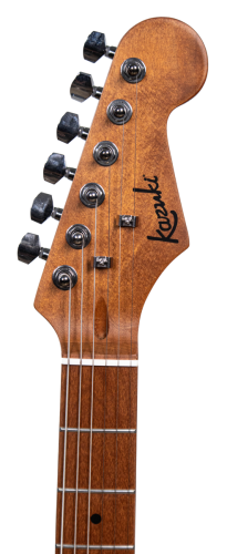 Kazuki FMT01-GN – gitara elektryczna Stratocaster SSS, 22 progi, zielona