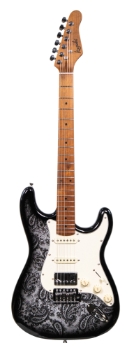 Kazuki FMT05-BK – gitara elektryczna Stratocaster HSS, 22 progi