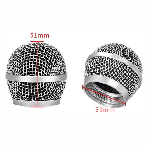 Osłona grill do mikrofonu typu SM58 – solidna ochrona kapsuły