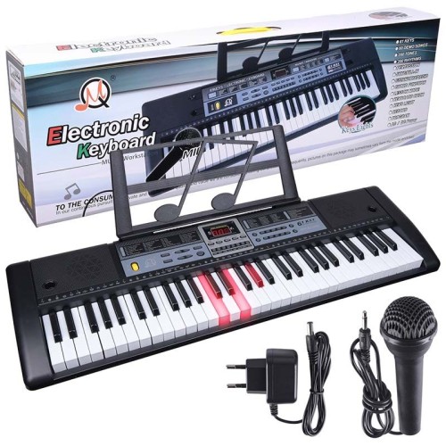 MQ‑6136L – keyboard edukacyjny z mikrofonem dla dzieci