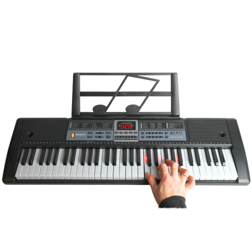 Suprimo 6136L – keyboard edukacyjny z podświetlaną klawiaturą i mikrofonem