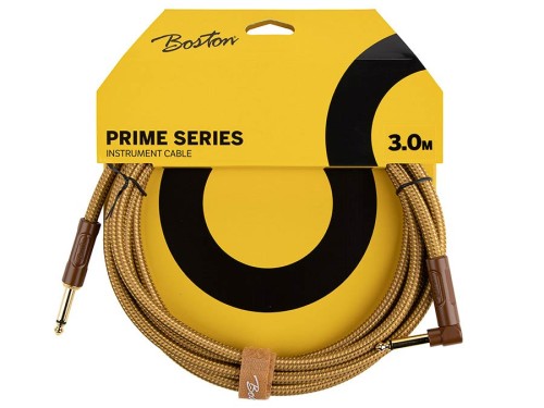 Kabel instrumentalny Woven Jacket 3 m – Jack / Jack, żółty tweed