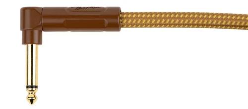 Kabel instrumentalny Woven Jacket 3 m – Jack / Jack, żółty tweed