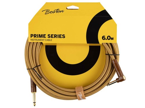 Boston GCRT-60A – kabel instrumentalny 6 m prosty/kąt, seria Prime