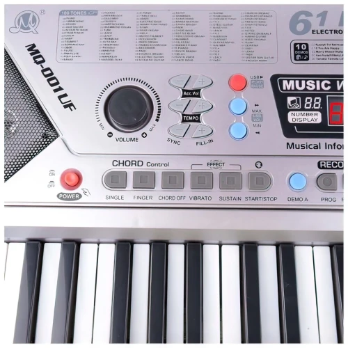 Keyboard MQ‑001 UF – przystępny instrument do nauki gry i zabawy