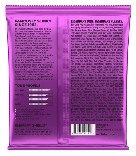 Struny do gitary basowej 5‑strunowej- Ernie Ball Power Slinky 50‑135