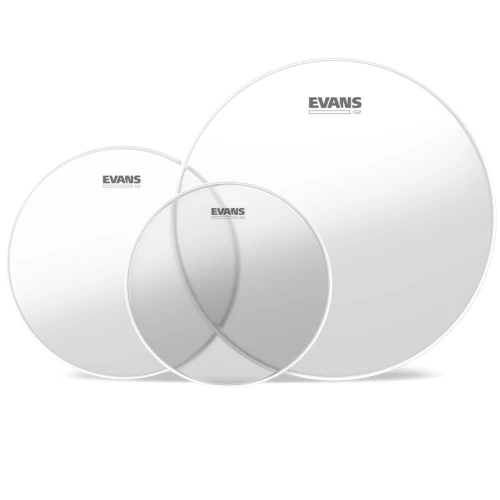 Evans G2 Clear Rock Set 10”/12”/16” - zestaw naciągów tomowych