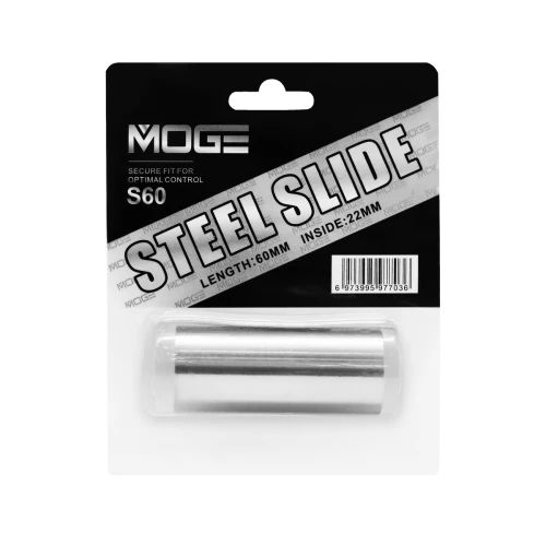 Slide do gitary MOGE S60 – stalowy slide 60 mm/22 mm do bluesa i rocka