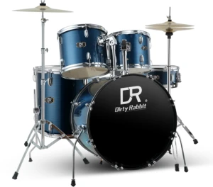 Zestaw perkusyjny Dirty Rabbit Q900-Blue