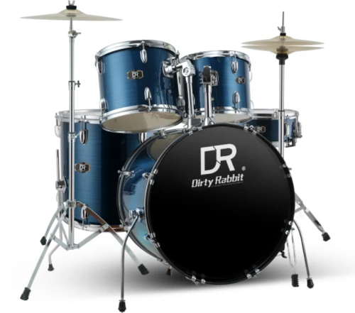 Zestaw perkusyjny Dirty Rabbit Q900-Blue