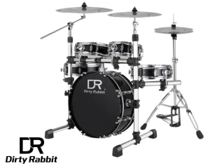 Przenośny zestaw perkusyjny Dirty Rabbit TDB-200-Black