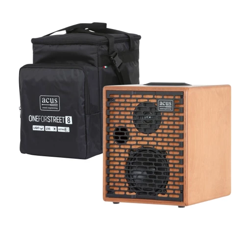 Wzmacniacz Akustyczny Acus OneForStreet 5 Wood Gitara Skrzypce Wokal + Pokrowiec