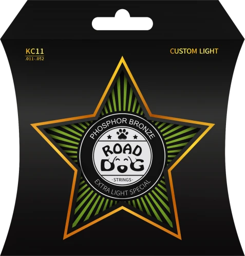 Struny do gitary akustycznej ROAD DOG KC11