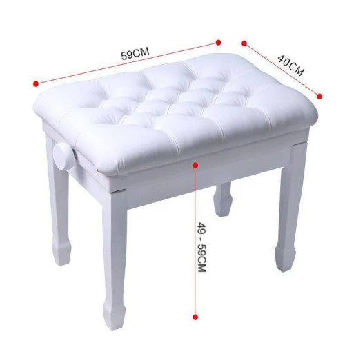 Ława do fortepianu KA-LINE STAND PB-1510MB-White
