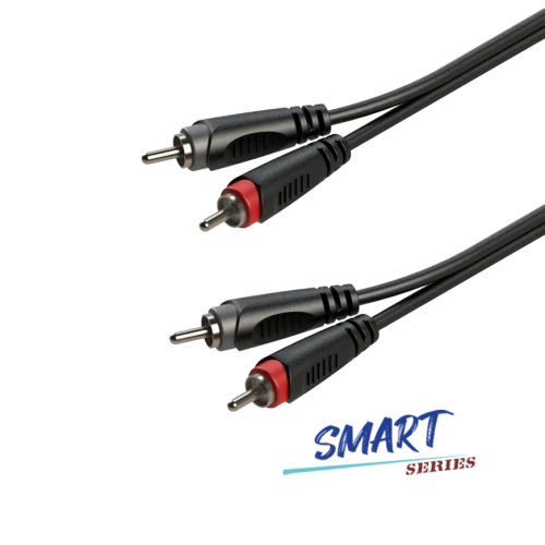 Kabel audio 2 x Wtyk RCA / 2 x Wtyk RCA 6m Roxtone SACC130L6