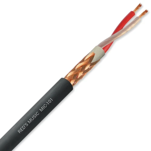 Kabel mikrofonowy 2 x 0.5mm² STUDIO na szpuli REDS MUSIC MIC-101