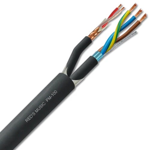 Kabel zasilająco-mikrofonowy 2x0,23mm²/ 3x1,5mm² na szpuli REDS MUSIC PM-100
