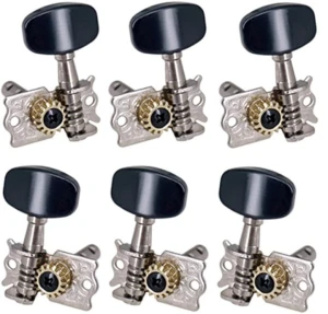 Klucze do gitary akustycznej Kera Audio FTSK-3R3L/BK (3+3)