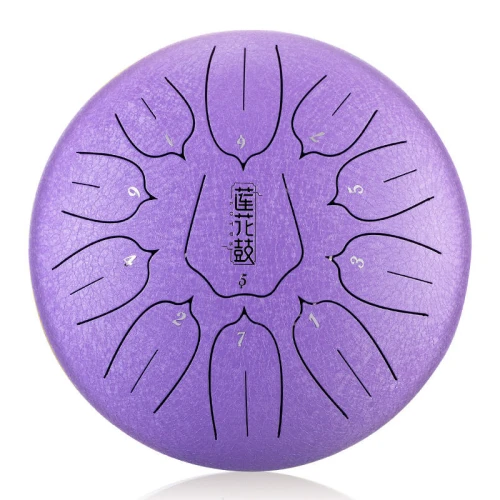 Lotus tongue drum 10" 11 ton Hluru-Huashu THL11-10-Lavender